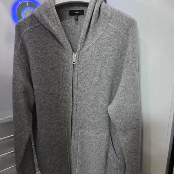 [BUNJANG] Theory Alcos 100% Cashmere Zip-Up Hoodie / 띠어리 알코스 캐시미어 100 후드집업 판매합니다.
