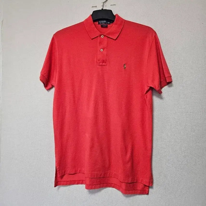 [BUNJANG] Polo Ralph Lauren Red Cotton Polo Shirt (Size M, Fits 95-100) / 폴로랄프로렌  M 95~100호 카라티