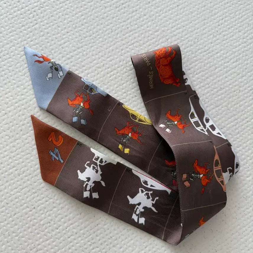 [BUNJANG] Hermès Parade Twilly Scarf / 에르메스 파라드 트윌리 스카프