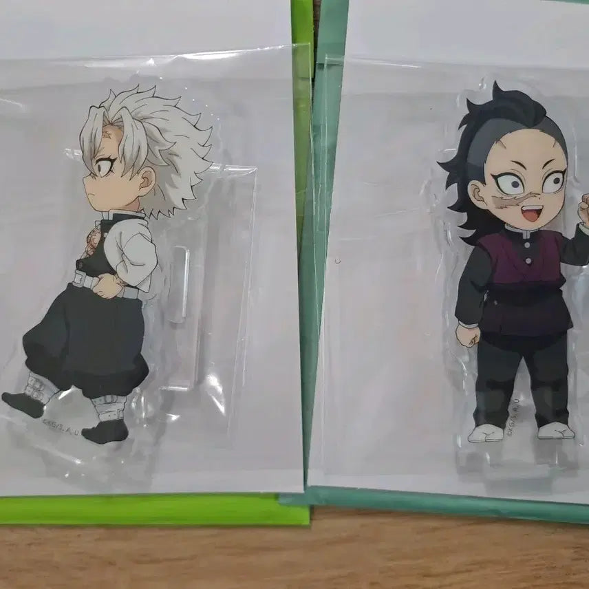 [BUNJANG] Demon Slayer Connecting Acrylic Stand Sanemi & Genya Bundle / 귀멸의칼날 연결아크릴 사네미 겐야 일괄 판매합니다.