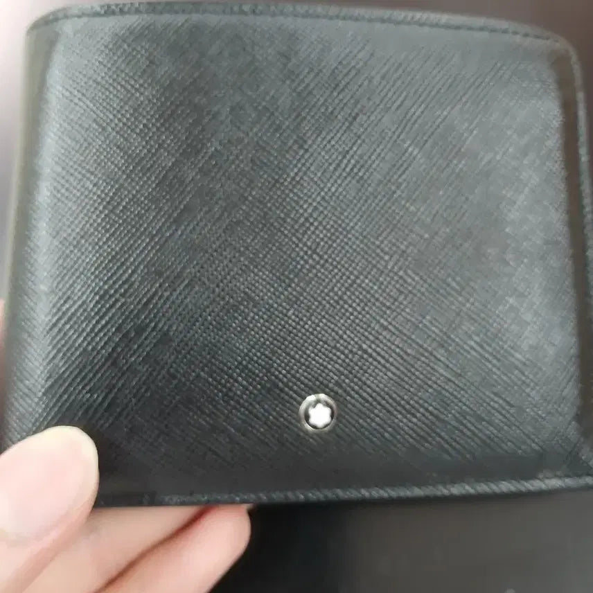 [BUNJANG] Montblanc Sartorial Leather Bifold Wallet Black / 몽블랑 사토리얼 반지갑