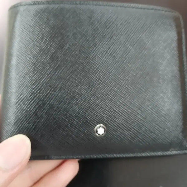 [BUNJANG] Montblanc Sartorial Leather Bifold Wallet Black / 몽블랑 사토리얼 반지갑