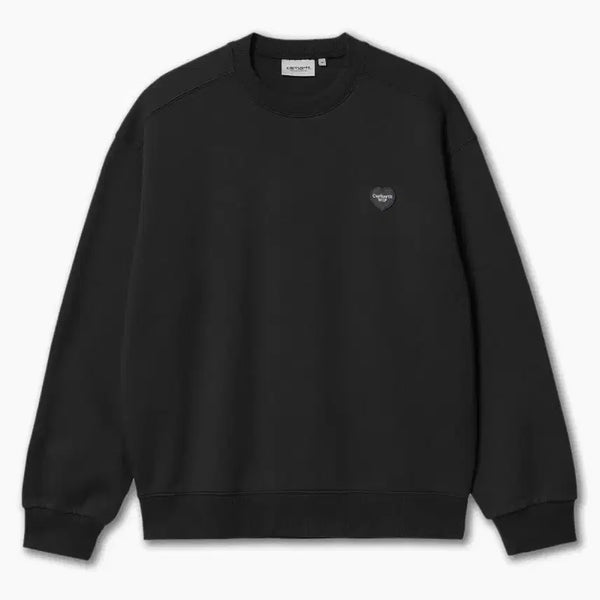 [BUNJANG] Carhartt WIP Heart Logo Sweatshirt Black L / 칼하트WIP 하트 로고 맨투맨 블랙 L