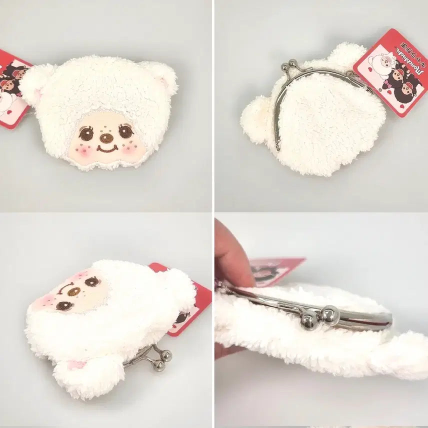 [BUNJANG] Monchhichi Chamu Face Coin Purse / !새상품! 몬치치 챠무 페이스 동전지갑