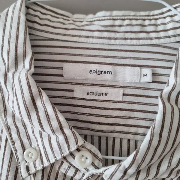 [BUNJANG] Epigram Striped Shirt Cotton 100 / 에피그램 스트라이프 셔츠 100