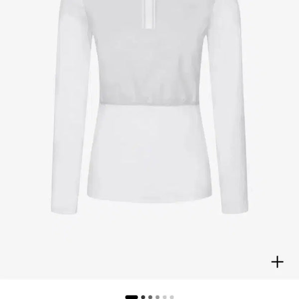 [BUNJANG] Saint Andrew's Women's Woven Layered Cooling Collar T-Shirt Size 55 / 세인트앤드류스여성우븐레이어드냉감카라티셔츠55