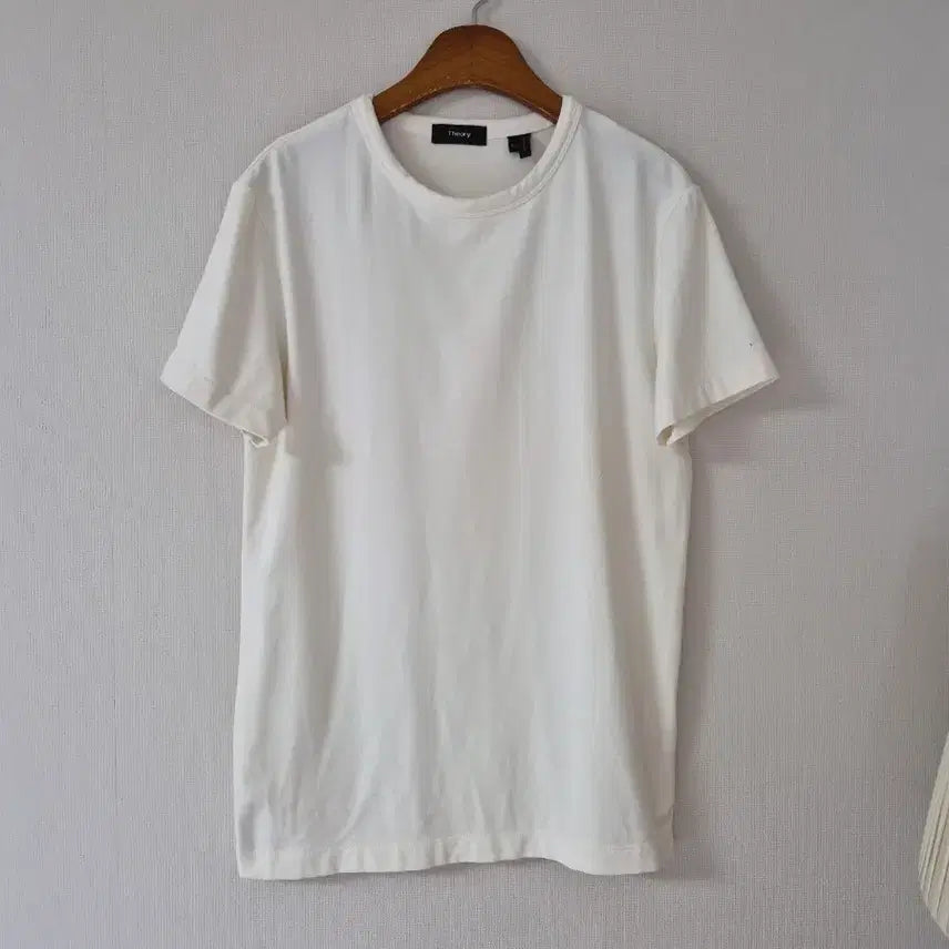 [BUNJANG] Theory White Short Sleeve T-Shirt / [띠어리]티셔츠 화이트
