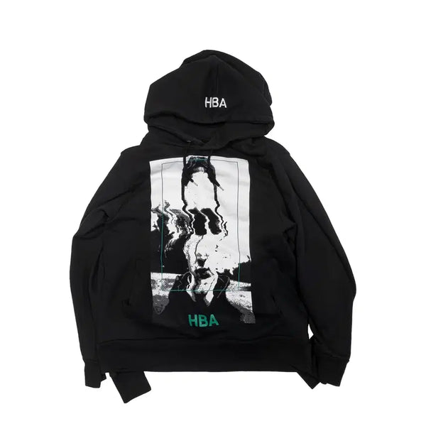[BUNJANG] Hood By Air 14FW Double Hoodie Black S / 후드바이에어 - 14FW 더블 후드 - 블랙 - S
