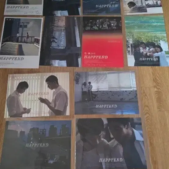 [BUNJANG] Happy End A3 Poster Bundle Set (14 Types) with 2 Service Series Tickets / 해피엔드 14종 전종 포스터 (A3) 일괄 팝니다(서비스 시리즈티켓2종)