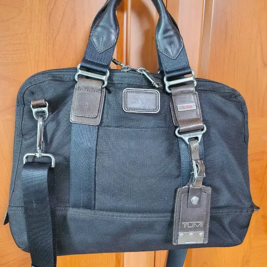 [BUNJANG] TUMI Briefcase Black Leather / 투미 서류 가방 블랙. 정품