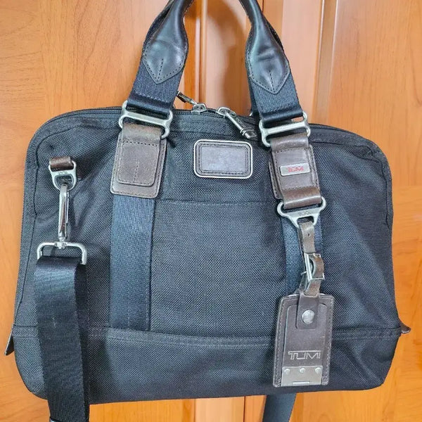 [BUNJANG] TUMI Briefcase Black Leather / 투미 서류 가방 블랙. 정품