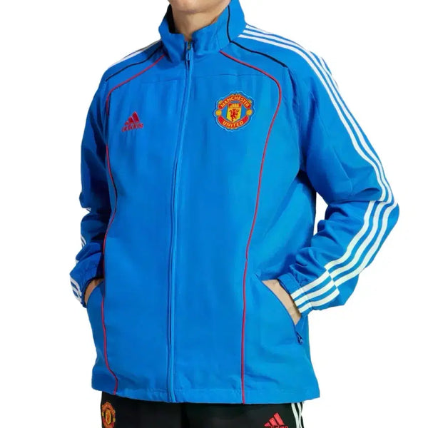 [BUNJANG] Adidas Manchester United UBP Track Top Blue / 아디다스 맨체스터 유나이티드 UBP 트랙탑 블루