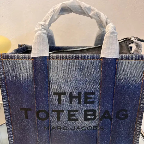 [BUNJANG] Marc Jacobs The Tote Bag Denim Medium / 새상품]마크제이콥스 더토트백 래더데님 미디움사이즈