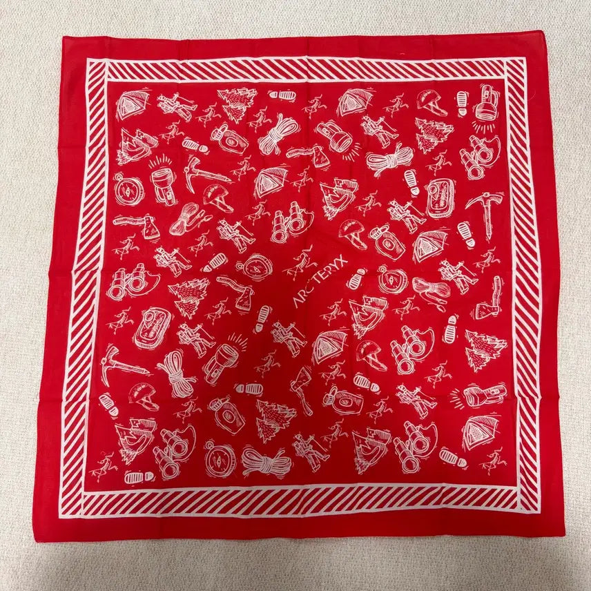 [BUNJANG] Arc'teryx Bandana Scarf Red Orange / [새상품] 아크테릭스 반다나 스카프