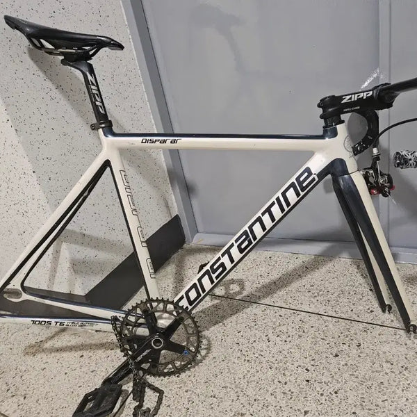 [BUNJANG] Constantine Vesperal White Charcoal Frame Set (Engine11, Disc Wheel Compatible) / 콘스탄틴 디스페랄 화이트차콜 반차(엔진11,디스크휠,언노운)