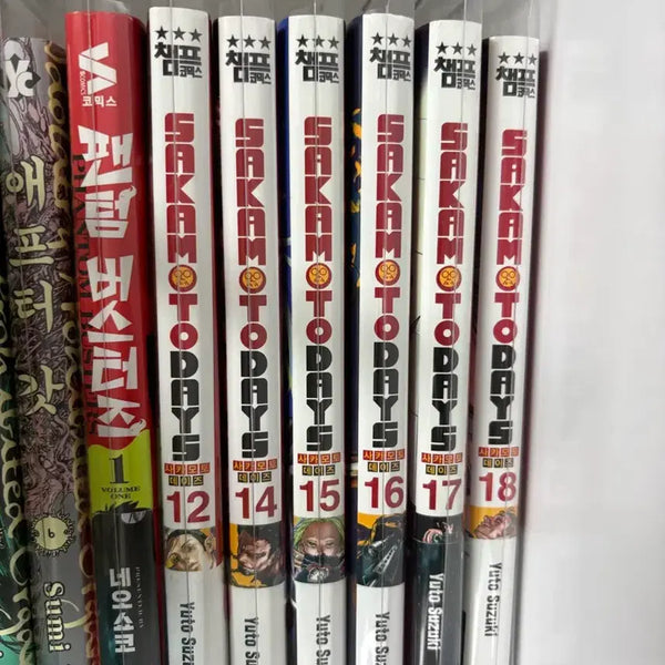 [BUNJANG] Sakamoto Days Vol. 17 Special Edition, Vols. 12-19 First Press Limited Edition Set with Extras / 사카모토 데이즈 17권 특별판, 초판 12-19권 특전포함