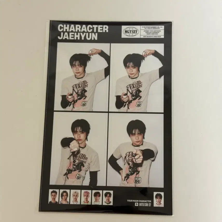 [BUNJANG] NCT127 Jaehyun 2023 Season's Greetings 4-Cut Photo / NCT127 재현 시그 네컷포토