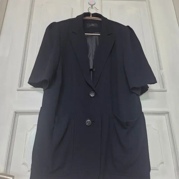 [BUNJANG] TIME Homme 100% Polyester Short-Sleeve Jacket Black / 타임 정품 여름자켓