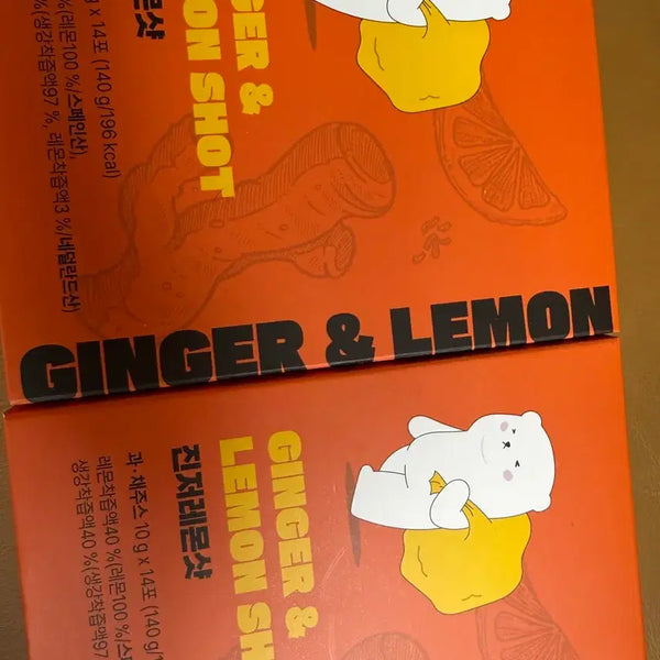 [BUNJANG] Kumamarket Ginger Lemon Shot 1 Box / 쿠마마켓 진저레몬샷 1박스 (새상품)