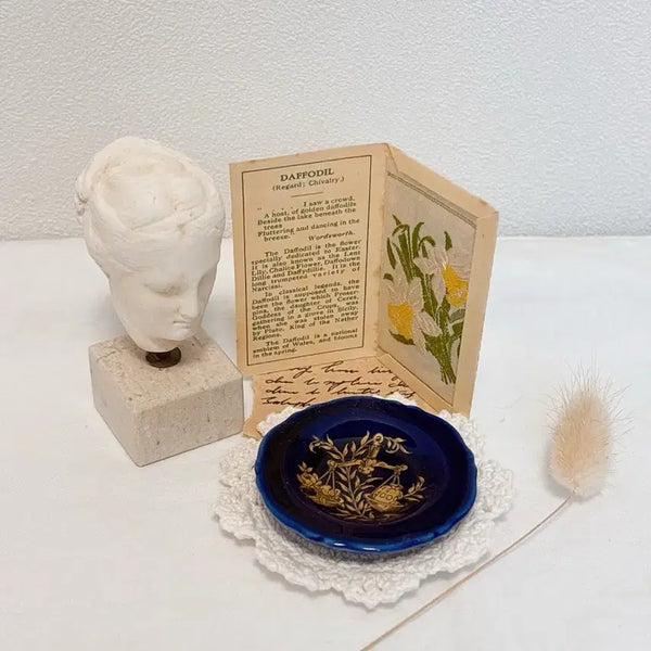 [BUNJANG] Limoges Miniature Plate / 프랑스 블루 리모지 미니어처