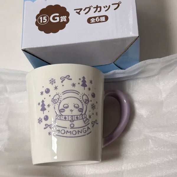 [BUNJANG] Chiikawa Snowman Ichiban Kuji Prize G Momonga Cup / 치이카와 눈사람 쿠지 G상 모몽가 컵