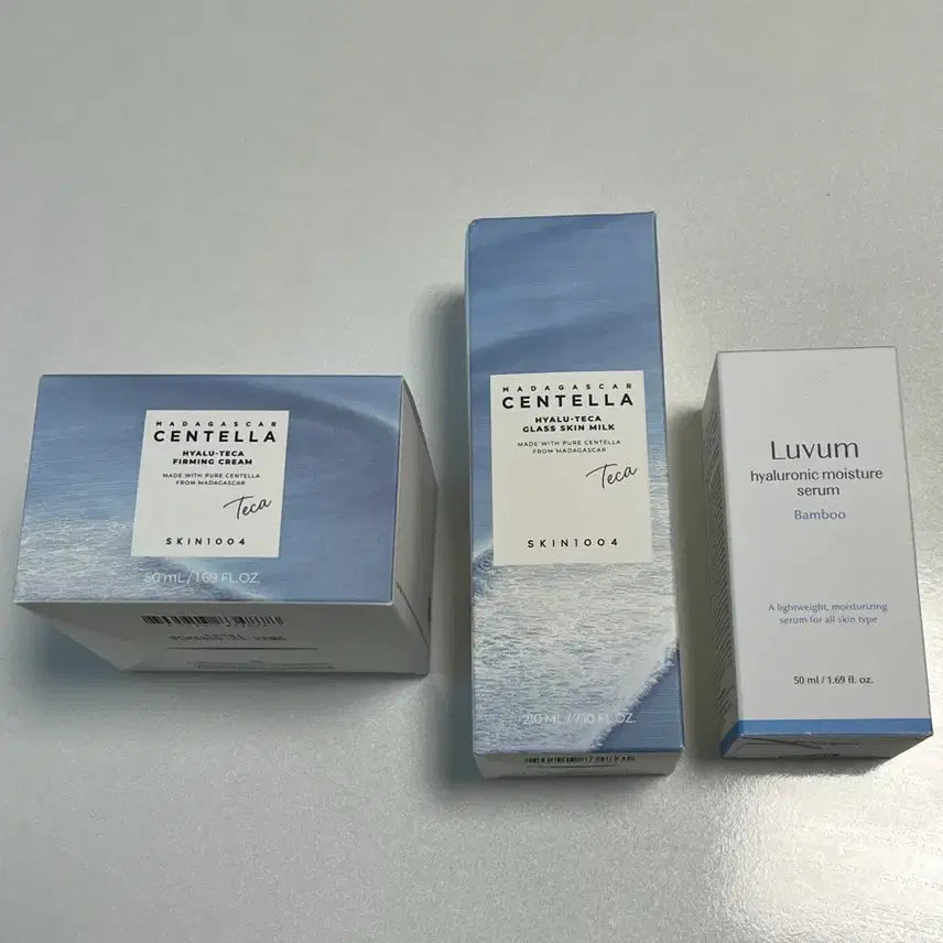 [BUNJANG] SKIN1004 Centella Hyalu-Cica Cream & Skin Milk, Lu:bhun Hyaluronic Acid Serum Set / 스킨1004  센텔라 히알루테카 크림, 스킨밀크, 러븀 히알루론산 세럼
