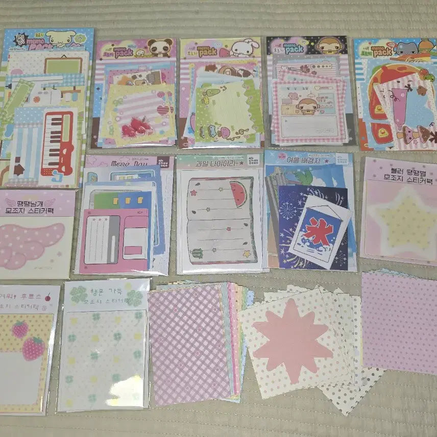 [BUNJANG] Various Kiss-Cut Washi Tape Stickers / 모조지 처분 키스컷 마테띵 스티커 아츄코코 서티 더글린트오브 러브띵스