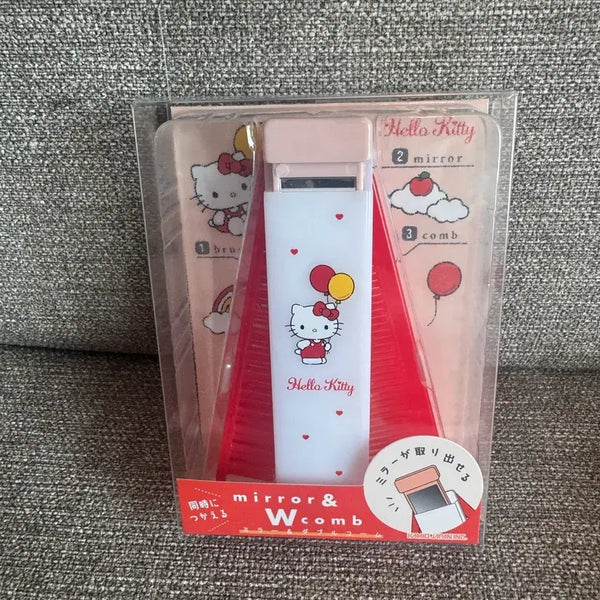 [BUNJANG] Hello Kitty Mirror and Comb Set / 헬로키티 미러 빗 거울 더블 콤