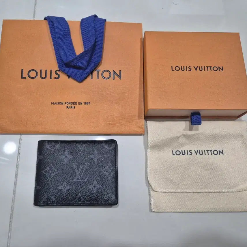 [BUNJANG] Louis Vuitton Eclipse Coin Card Holder / 루이비통 이클립스 반지갑