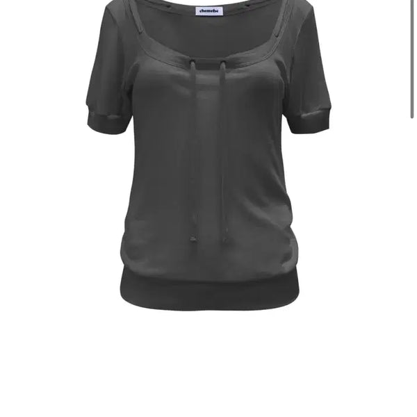 [BUNJANG] Chemeccy Low-Neck Strap Top / 체메씨 LOW-NECK STRAP TOP