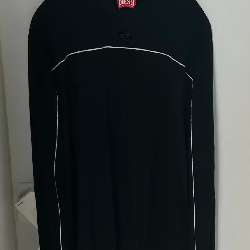 [BUNJANG] Diesel Silk Blend Jumper with Piping / 새상품 디젤 Jumper In Silk Blend With Piping