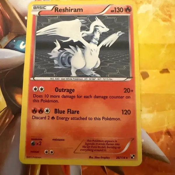[BUNJANG] Reshiram BW Holo Card (2011) / 레시라무 2011년 bw 홀로 카드