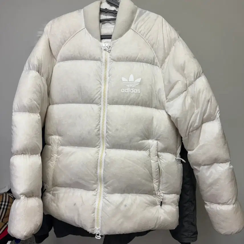 [BUNJANG] Adidas Originals SST Pure Down Jacket Padding White 95 / 아디다스 오리지널스 SST 퓨어 다운 자켓 패딩 화이트 95