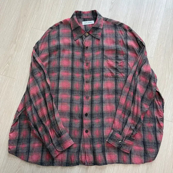 [BUNJANG] Our Legacy Borrowed Shirt Big Lumbercheck / [48] 아워레가시 보로우드 셔츠 빅 럼버체크