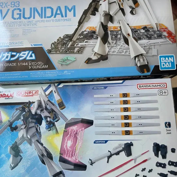 [BUNJANG] MG 1/100 Nu Gundam Ver. Ka + Fin Funnel Set / eg 뉴건담 +핀판넬 세트