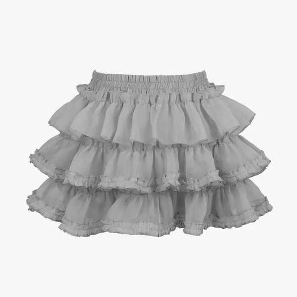 [BUNJANG] Ruffleneck Tutu Pants Skirt - Gray / 러프넥 튜튜 팬츠 스커트 그레이