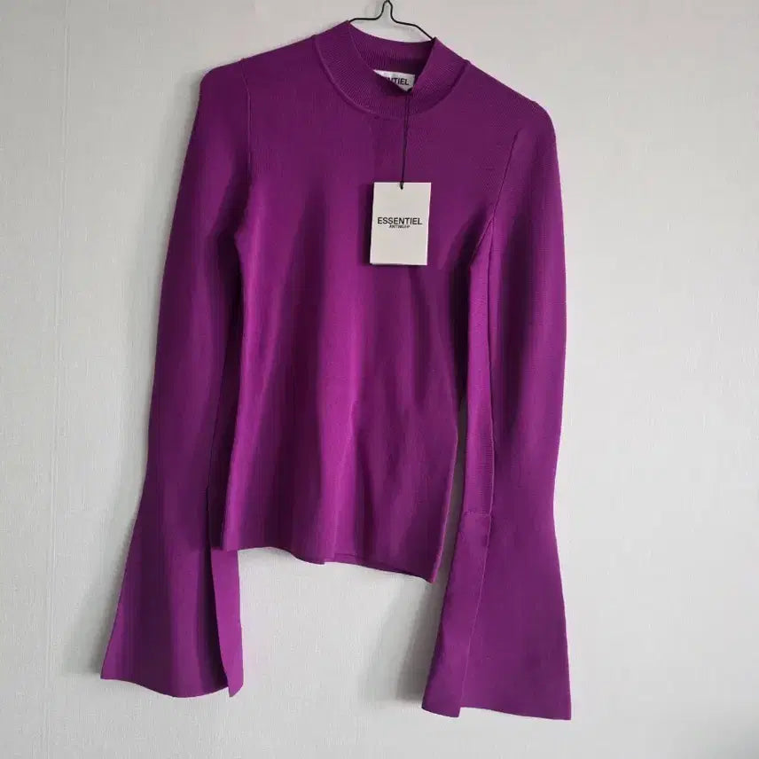 [BUNJANG] Fear of God ESSENTIALS Split Sleeve Knit Purple / 에센셜 스플릿 소매 니트 퍼플