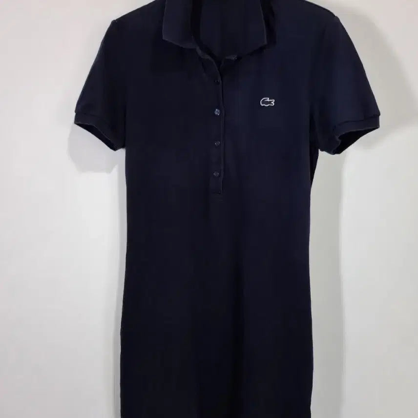 [BUNJANG] Lacoste Women's Navy Collar Dress Size 34 / 라코스테 카라 원피스 네이비 34