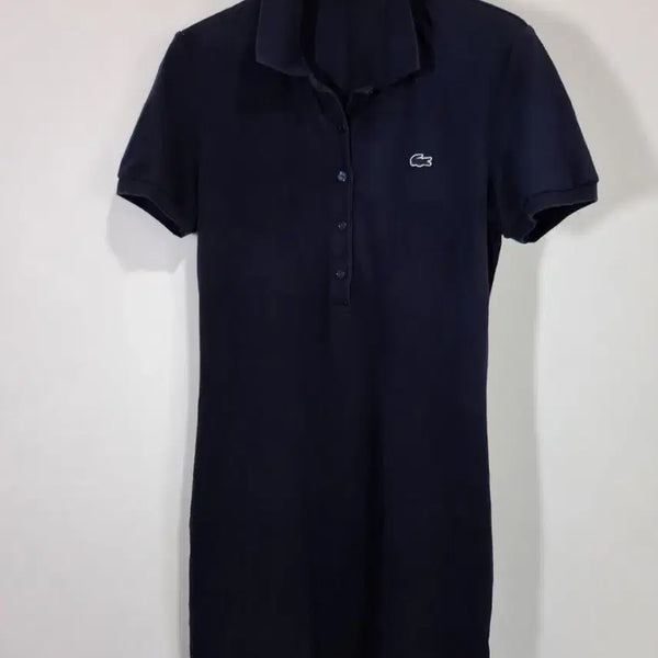 [BUNJANG] Lacoste Women's Navy Collar Dress Size 34 / 라코스테 카라 원피스 네이비 34