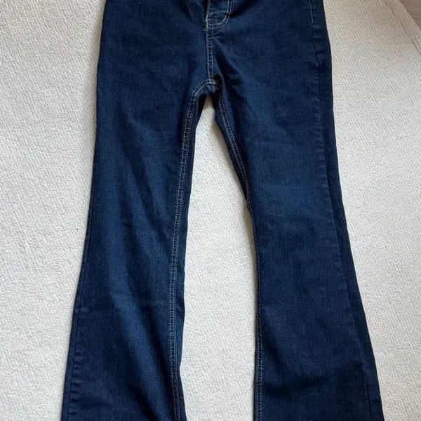 [BUNJANG] Dark Wash Bootcut Jeans / 진청 부츠컷 청바지