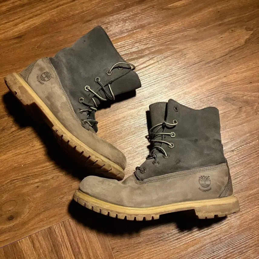 [BUNJANG] Timberland Two-Tone Leather Boots / TIMBERLAND 팀버랜드 투톤 레더 부츠