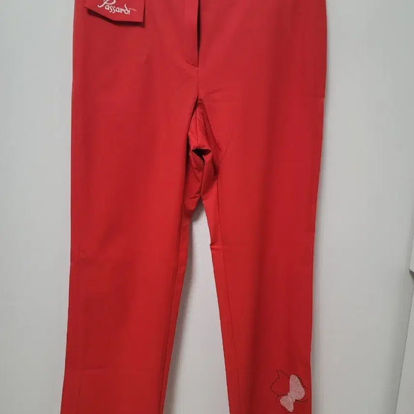 [BUNJANG] PASIADI Women's Golf Pants Coral / 파사디 다홍 골프바지