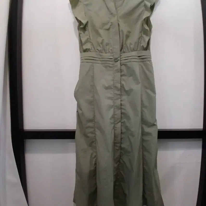 [BUNJANG] JIGOTT Khaki Sleeveless Long Dress Size 85 / JIGOTT 카키색 민소매 롱 원피스 85