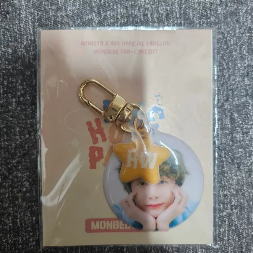 [BUNJANG] MONSTA X Hyungwon 4th Gen Fan Meeting 'Monbebe Only' Keyring / 몬스타엑스 4기 홈파티 팬콘 몬베베온리 형원 키링