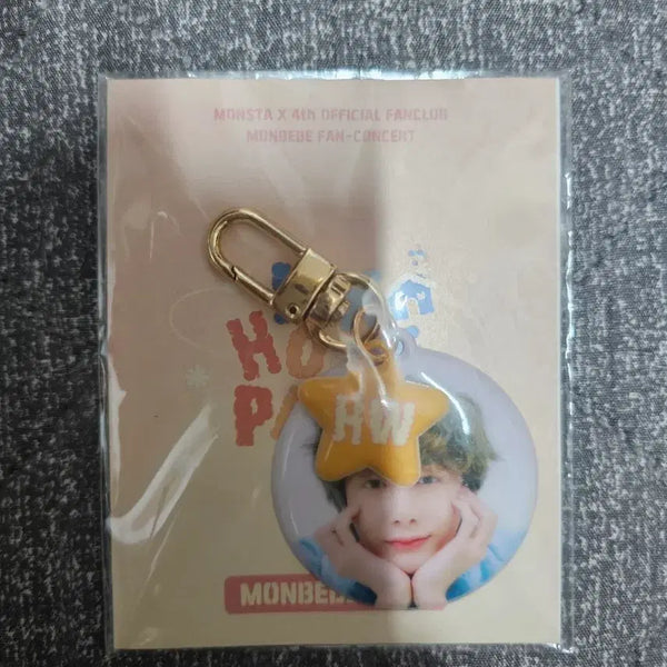 [BUNJANG] MONSTA X Hyungwon 4th Gen Fan Meeting 'Monbebe Only' Keyring / 몬스타엑스 4기 홈파티 팬콘 몬베베온리 형원 키링