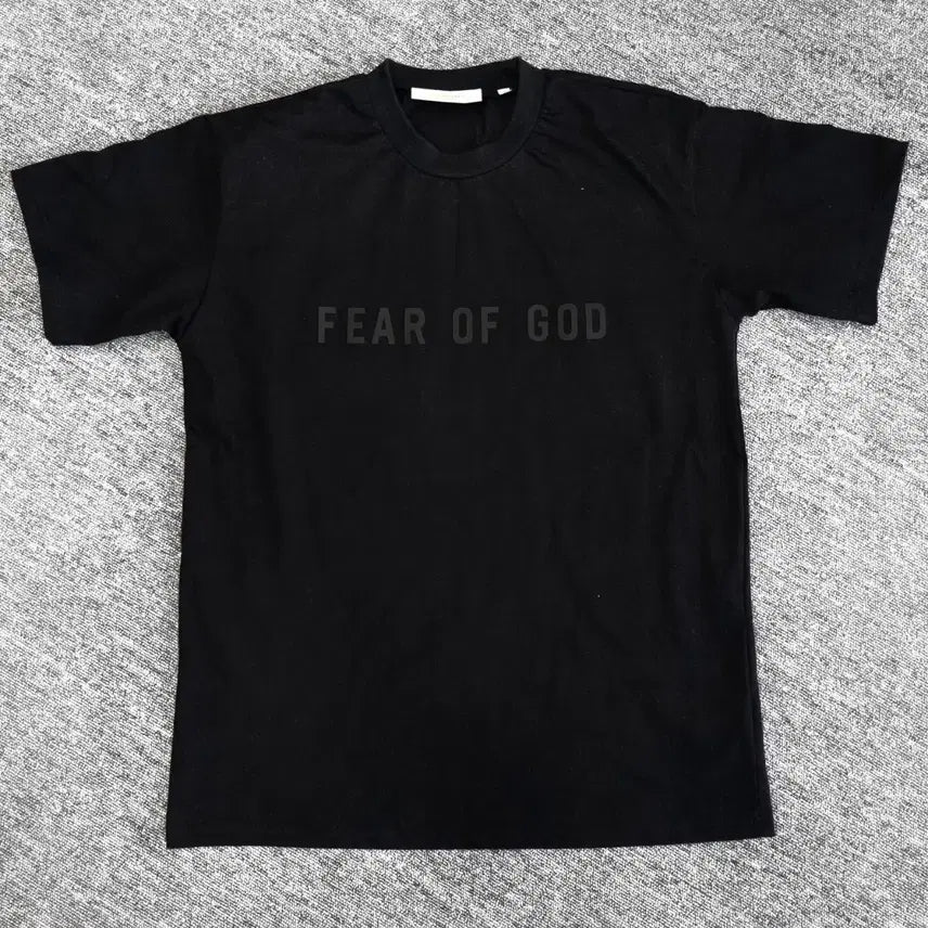 [BUNJANG] Fear of God Short Sleeve T-Shirt Black / 피어오브갓 반팔 티셔츠 블랙