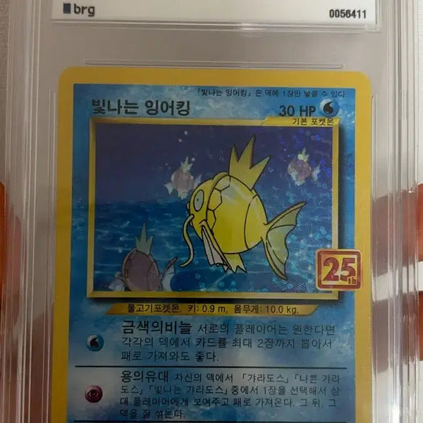 [BUNJANG] Pokemon 25th Anniversary Shining Magikarp BRG10 / 2021 포켓몬 카드 25주년 빛나는 잉어킹 BRG10마지막내림