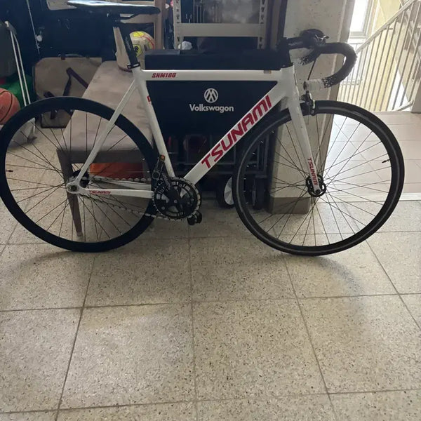 [BUNJANG] Tsunami Pixie M Size Bicycle / 쓰나미 화이트레드m