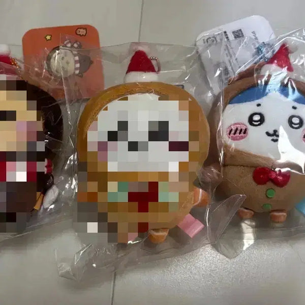 [BUNJANG] Chiikawa Hachiware Christmas Ginger Man Mascot / 치이카와 하치와레 크리스마스 진저맨 마스코트 양도