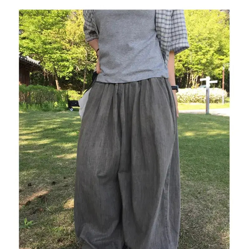 [BUNJANG] Tramble Wide Bending Pants / 트럼블 와이드 밴딩 팬츠